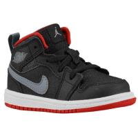 jordan aj1 mid jordan voor mini jongens basketbal schoenen zwart cool grijs gym rood Original Store us22c767