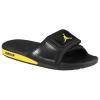 jordan hydro 3 jordan voor heren slipper zwart vibrant geel zwart Classic Sale xnsbl516