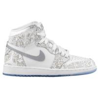 jordan retro 1 high og laser jordan voor grote jongen basketbal schoenen wit metallic silver Store Rotterdam ijylf910