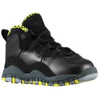 jordan retro 10 jordan voor mini jongens basketbal schoenen zwart venom groen cool grijs anthracite Hete Verkoop 4wdtm549