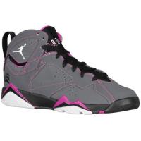 jordan retro 7 jordan voor grote meisje basketbal schoenen donker grijs wit zwart fuchsia flash Goedkopes Online v40ts473