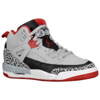 jordan spizike jordan voor grote jongen basketbal schoenen wolf grijs gym rood zwart Echt Wholesale a6yqy758