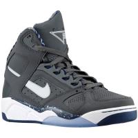 nike air flight lite high nike voor heren basketbal schoenen donker grijs marine wit pure platinum Originele Sale 7ip9g100