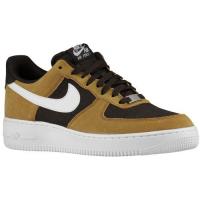 nike air force 1 low nike voor heren basketbal schoenen gouden bruinen wit velvet bruin Nieuwste Collectie vc11v208