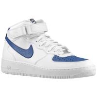 nike air force 1 mid nike voor heren basketbal schoenen wit blauw legend wit Rotterdam Centrum kctf8102