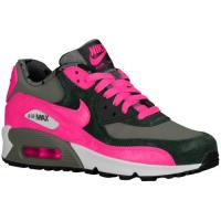 nike air max 90 nike voor grote meisje loopschoenen iron groen wit deepest groen hyper roze Schoenen Trail vnkzc423