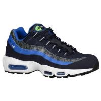 nike air max 95 nike voor heren loopschoenen dk obsidian hyper cobalt flash lime met silver Voor Wholesale nesgi947