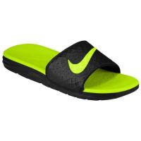 nike benassi solarsoft slide 2 nike voor heren slipper zwart volt Hele Goedkope htsij955