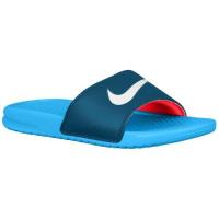 nike benassi swoosh slide nike voor heren slipper blauw force blauw lagoon helder crimson Winkels Amsterdam o5tqg409