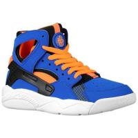 nike flight huarache nike voor grote jongen basketbal schoenen game royal zwart wit total oranje Online Retailers ef4bp627