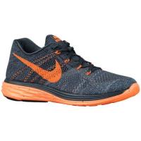 nike flyknit lunar 3 nike voor heren loopschoenen classic houtskool total oranje donker grijs Aerobic Schoenen z9cl2207