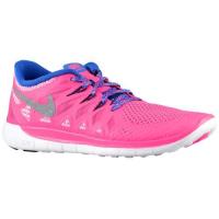 nike free 5.0 nike voor grote meisje loopschoenen hyper roze game royal deep ryl blauw met silver Goedkope Essential 8sb2j141