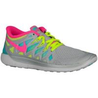 nike free 5.0 nike voor grote meisje loopschoenen metallic platinum volt hyper jade hyper roze Winkelstraat e16ke859