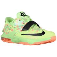 nike kd 7 nike voor grote jongen basketbal schoenen liquid lime zwart vapor groen sunset glow Shop Den Haag mofuh636