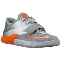 nike kd 7 nike voor kleine jongens basketbal schoenen met silver wolf grijs pure platinum urb oranje Fashion Prijs ayr97333