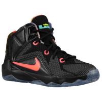 nike lebron 12 nike voor kleine jongens basketbal schoenen zwart hyper punch volt helder mango Fashion Wonderful 4mpod222