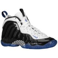 nike little posite one nike voor grote jongen basketbal schoenen zwart wit game royal Sale Online whzy9665