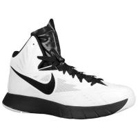 nike lunar hyperquickness nike voor heren basketbal schoenen wit metallic silver zwart Fashion Novel 01xlj933