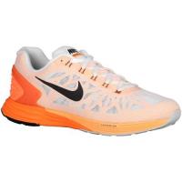 nike lunarglide 6 nike voor heren loopschoenen wit total oranje peach cream zwart Echt Online y1cly152