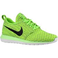 nike roshe flyknit nike voor heren loopschoenen volt zwart electric groen donker grijs Nieuwe Prijs 8e0mi99