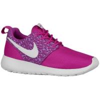 nike roshe one nike voor grote meisje loopschoenen fuchsia glow fuchsia flash wit print Originele Sale xolby843