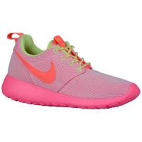 nike roshe one nike voor grote meisje loopschoenen wit liquid lime roze pow hot lava Kopen Nederland t334y980