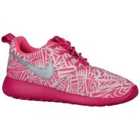 nike roshe one nike voor grote meisje loopschoenen wit vivid roze roze pow metallic silver Nieuwste 2017 35sj9676