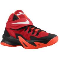 nike soldier viii nike voor grote jongen basketbal schoenen zwart gym rood helder crimson wit Shop Utrecht m472y238