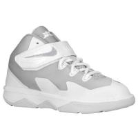 nike soldier viii nike voor kleine jongens basketbal schoenen wit metallic silver Shop Amsterdam 7gnmx718