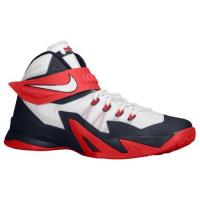 nike zoom soldier viii nike voor heren basketbal schoenen wit obsidian university rood On Sale Betaalbare 8cg9v714