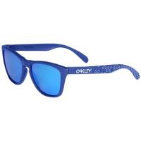 oakley frogskins oakley voor heren terloops zonnebril matte blauw sapphire iridium zonnebril sale w7hkq217