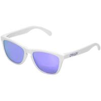 oakley frogskins oakley voor heren terloops zonnebril wit violet iridium zonnebril vogue ir30e730