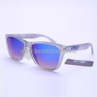 oakley frogskins zonnebril wit cornflowerblauw zonnebrillen merken ajmwr507