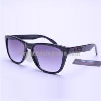 oakley frogskins zonnebril zwart plum hoge Quaity 62fhp306