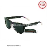 oakley frogskins zonnebril zwart wit Low Cost goedkope v06hl219