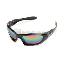 oakley monster dog zonnebriles rainbow zwart hete verkoop whezs807