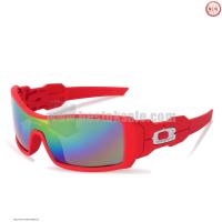 oakley oil rig zonnebril rood rainbow Factory Prijs ylm7y556