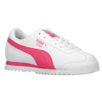 puma roma puma voor grote meisje opleidingen schoenen high risk rood zwart Fashion Novel fyih3555