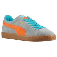 puma suede classic puma voor heren basketbal schoenen zwart steel grijs Goedkopes Online eaag1720