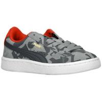 puma suede classic puma voor kleine jongens basketbal schoenen zwart blauwbird Voor Goedkope yz7c0103