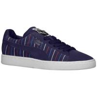 puma suede striped puma voor heren basketbal schoenen snorkel blauw Winkel Hoenzadriel d182k497