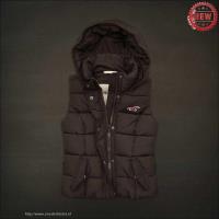 dames hollister hooded bodywarmer logo koffie Sports Goedkoop ickcl670