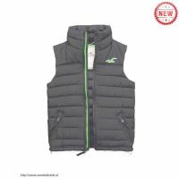 heren hollister bodywarmer henley tee zip houtskool groen logo Outlet Breda i6218638