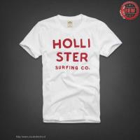 heren hollister korte tees surfing co wit rood Shop Utrecht mmxf1720