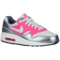 nike air max 1 nike voor grote meisje loopschoenen wit roze pow cool grijs wit Nederland Winkel 675k4667