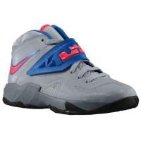 nike soldier vii nike voor grote jongen basketbal schoenen wolf grijs cool grijs military blauw lase Aerobic Schoenen m81f3119